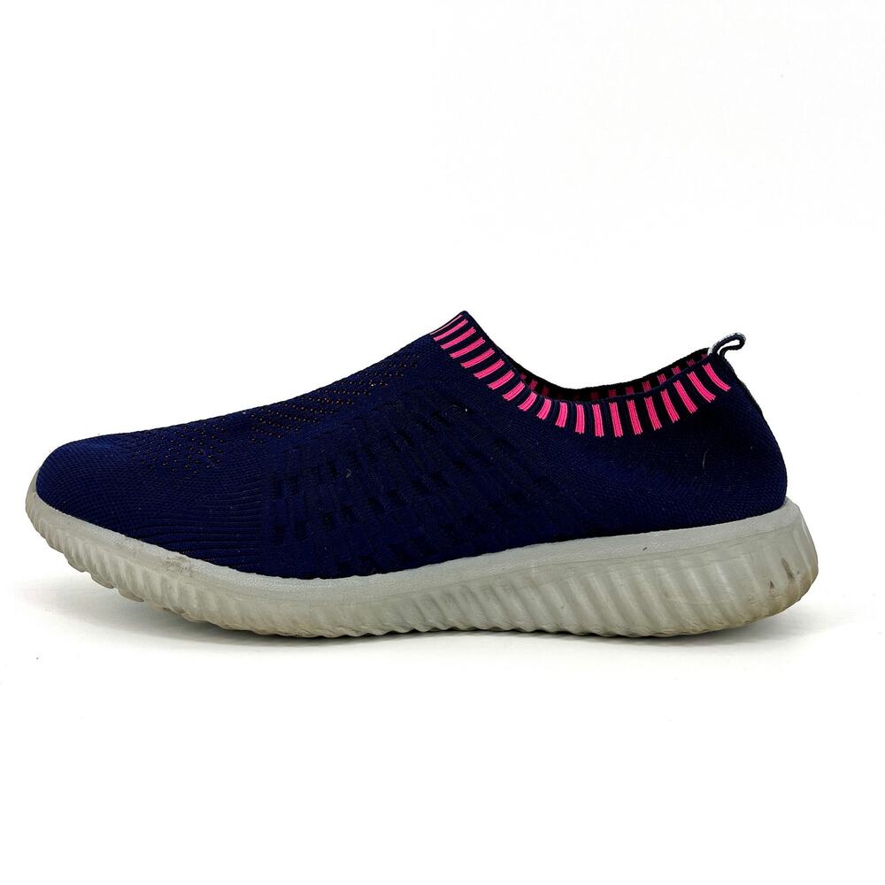 TITIOSEBON Athletic Walking Shoes Mesh Work Sneakers purple/pink 44 /11.5
